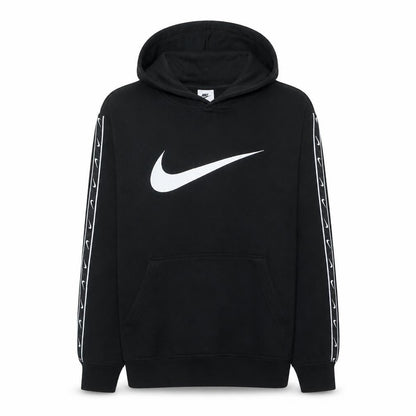 Nike Men's Black Pullover Hoodie M Sports Fleece Long Sleeve Logo