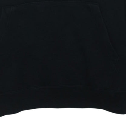 Nike Men's Black Pullover Hoodie M Sports Fleece Long Sleeve Logo