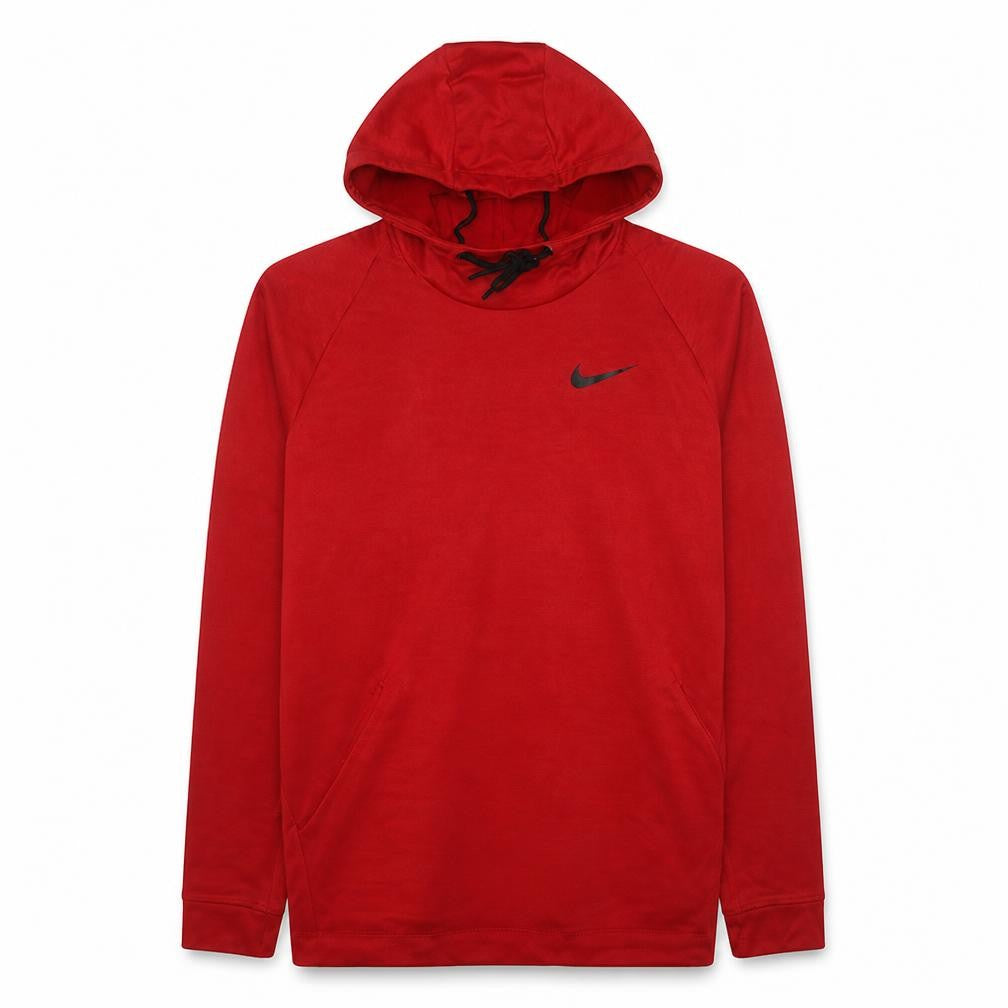 Nike Men's Red Dri-FIT Pullover Hoodie L Sports Training