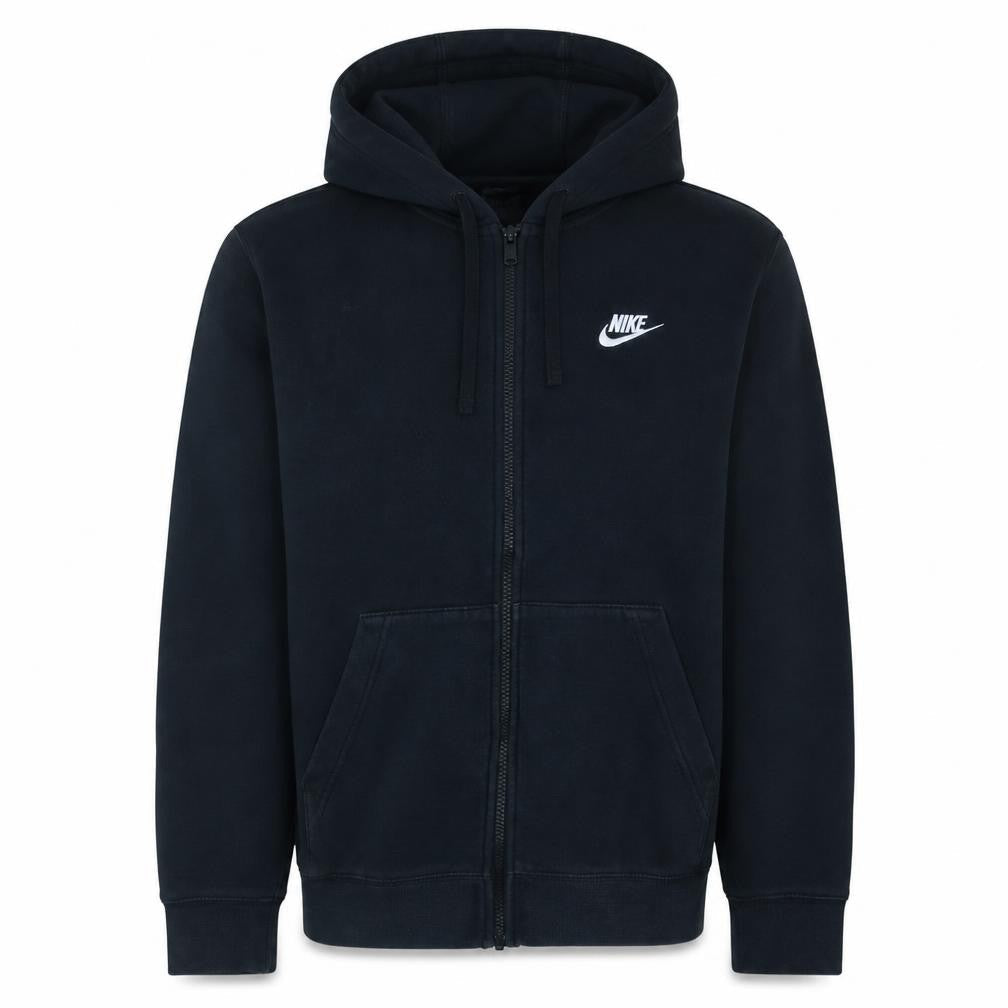 Nike Men's Black Full Zip Hoodie Size S Sportswear Fleece