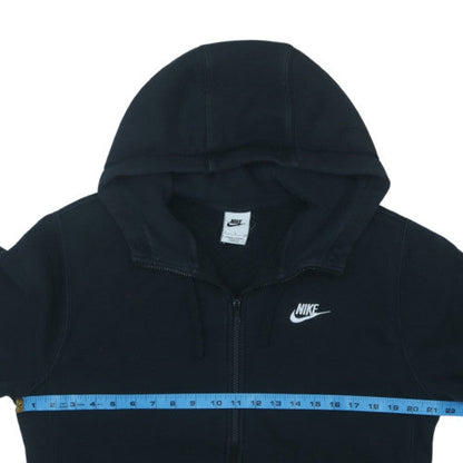 Nike Men's Black Full Zip Hoodie Size S Sportswear Fleece