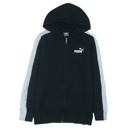 Puma Men's Black Small Full Zip Hoodie with Logo