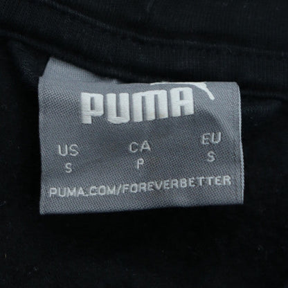 Puma Men's Black Small Full Zip Hoodie with Logo