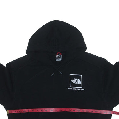 The North Face Men's Black Pullover Hoodie L Fleece Outdoor Logo