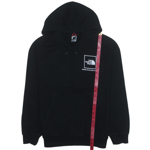 The North Face Men's Black Pullover Hoodie L Fleece Outdoor Logo