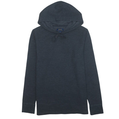 Polo Ralph Lauren Men's Blue Pullover Hoodie Size M Lightweight Cotton
