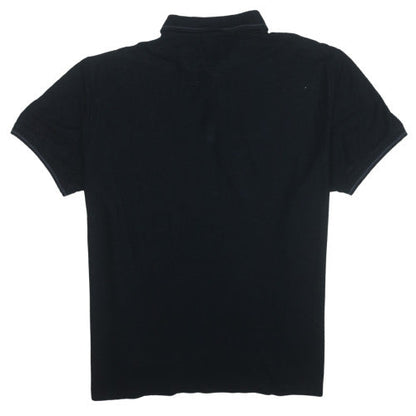 Calvin Klein Men's Black 2XL Pima Cotton Short Sleeve Polo Shirt
