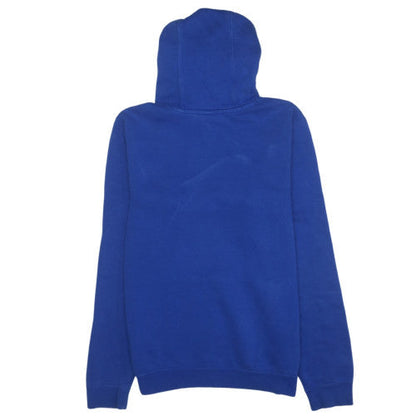 Nike Men Blue Pullover Hoodie Small Fleece Logo Sportswear