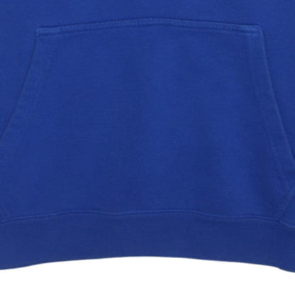 Nike Men Blue Pullover Hoodie Small Fleece Logo Sportswear