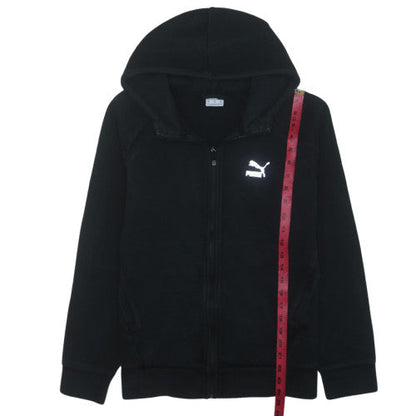 Puma Men's Black Full Zip Hoodie Size M Regular Fit Sportswear