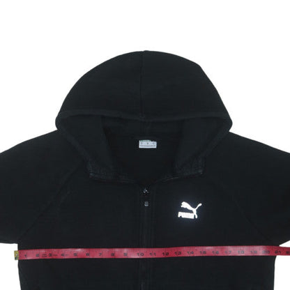 Puma Men's Black Full Zip Hoodie Size M Regular Fit Sportswear