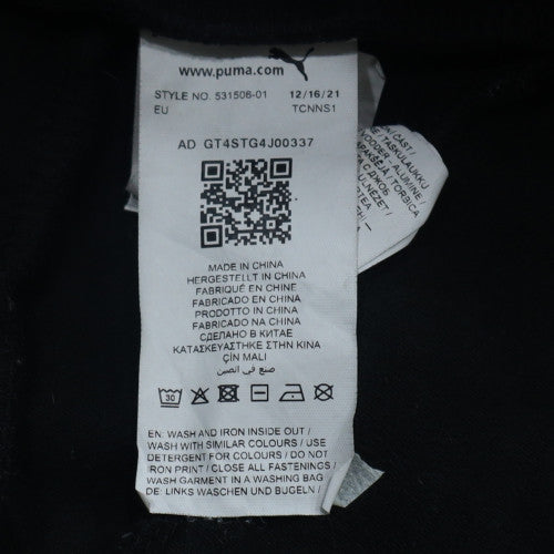 Puma Men's Black Full Zip Hoodie Size M Regular Fit Sportswear