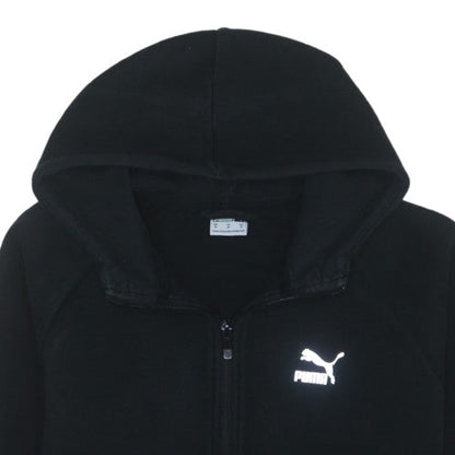 Puma Men's Black Full Zip Hoodie Size M Regular Fit Sportswear