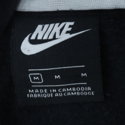 Nike Air Men's Black M Pullover Hoodie 1/2 Zip Fleece Sweatshirt