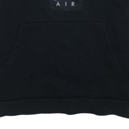 Nike Air Men's Black M Pullover Hoodie 1/2 Zip Fleece Sweatshirt