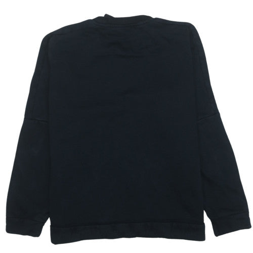 adidas Men’s Black Crew Neck Pullover Sweatshirt M Sports Fleece