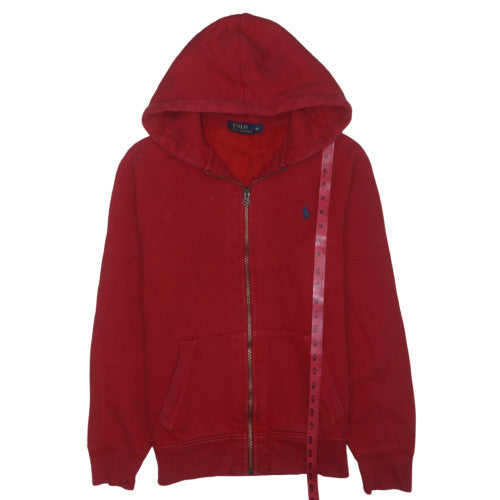 Polo Ralph Lauren Men's Red Full Zip Hoodie Size M