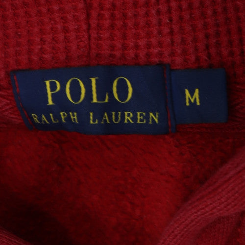 Polo Ralph Lauren Men's Red Full Zip Hoodie Size M