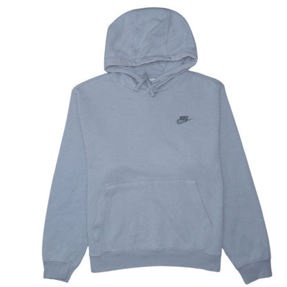 Nike Men’s Grey Pullover Hoodie Size S Regular Fit Fleece Sweatshirt