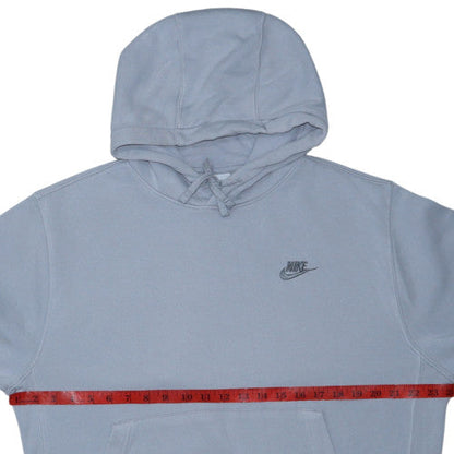 Nike Men’s Grey Pullover Hoodie Size S Regular Fit Fleece Sweatshirt