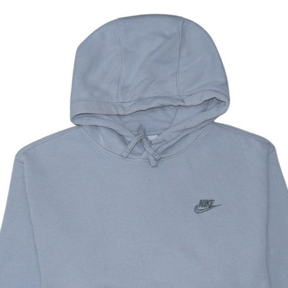 Nike Men’s Grey Pullover Hoodie Size S Regular Fit Fleece Sweatshirt