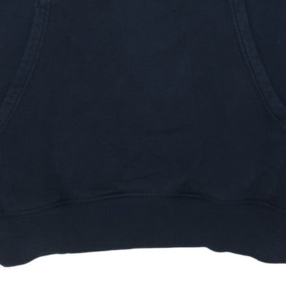 The North Face Men Blue Pullover Hoodie L Outdoor Cotton