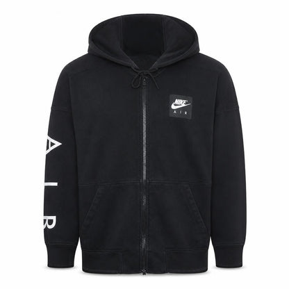 Nike Men’s Black Full Zip Hoodie S Fleece Sportswear