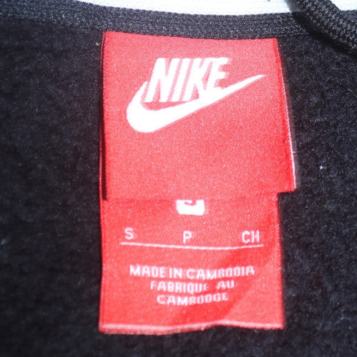Nike Men’s Black Full Zip Hoodie S Fleece Sportswear