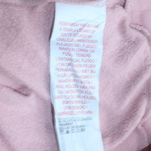 Levi's Girls Pink Logo Pullover Hoodie Size 14 Years Fleece Hooded Sweatshirt