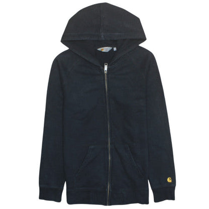 Carhartt Men's Black Full Zip Hooded Cotton Sweatshirt M
