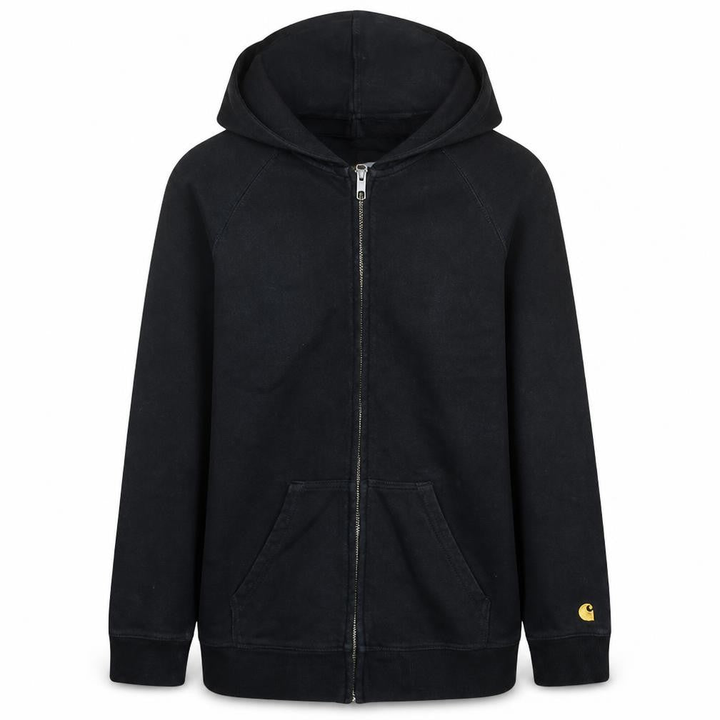 Carhartt Men's Black Full Zip Hooded Cotton Sweatshirt M