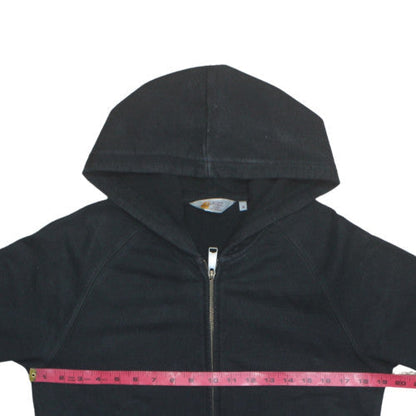 Carhartt Men's Black Full Zip Hooded Cotton Sweatshirt M