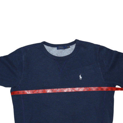 Polo Ralph Lauren Women's Navy Blue Crew Neck Sweatshirt Size L
