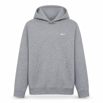 Nike Men's Grey Pullover Hoodie M Fleece Regular Fit Sportswear