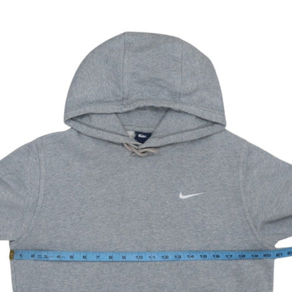 Nike Men's Grey Pullover Hoodie M Fleece Regular Fit Sportswear