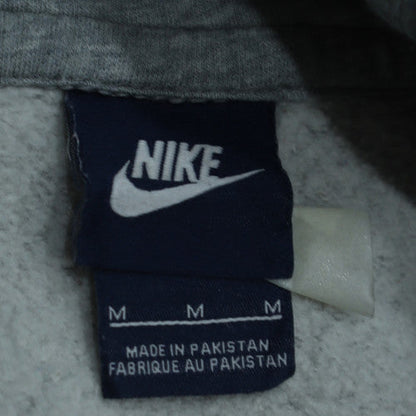 Nike Men's Grey Pullover Hoodie M Fleece Regular Fit Sportswear