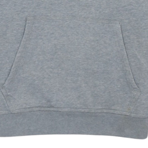 Nike Men's Grey Pullover Hoodie M Fleece Regular Fit Sportswear
