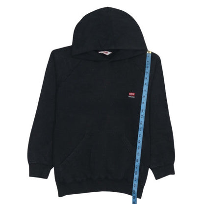 Levi's Men's Black Small Pullover Hoodie Logo Sweatshirt