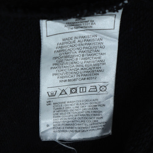 Adidas Womens Black Trefoil Logo Pullover Hoodie Size 8