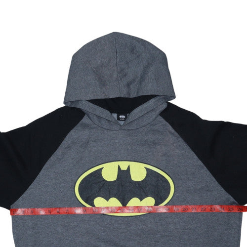 Jay Jays Batman Men Grey 2XL Pullover Hoodie Graphic Print