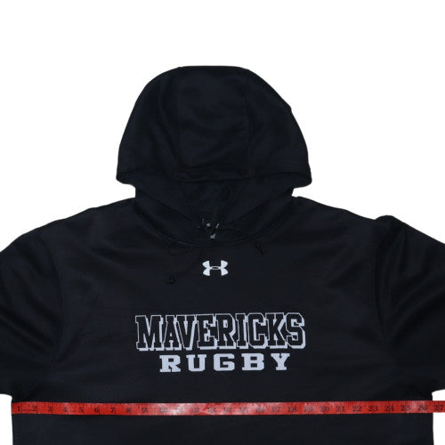 Under Armour Men's Black XL Pullover Hoodie Mavericks Rugby Graphic
