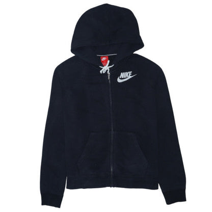 Nike Men's Black Full Zip Hoodie M Fleece Sportswear Sweatshirt