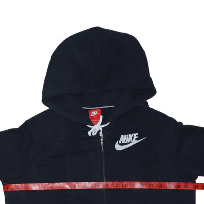 Nike Men's Black Full Zip Hoodie M Fleece Sportswear Sweatshirt