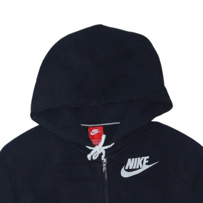 Nike Men's Black Full Zip Hoodie M Fleece Sportswear Sweatshirt