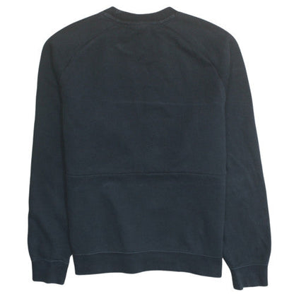 Nike Men's Black Crew Neck Pullover Sweatshirt Size S Cotton Blend