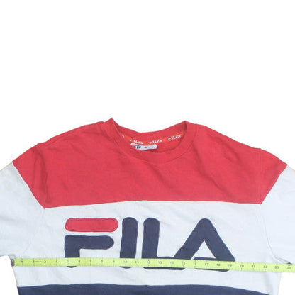 FILA Mens Multicoloured Crew Neck Pullover Sweatshirt XL