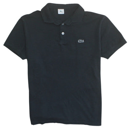 Lacoste Men’s Black Cotton Polo Shirt XL Short Sleeve Classic Fit
