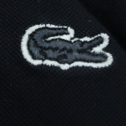 Lacoste Men’s Black Cotton Polo Shirt XL Short Sleeve Classic Fit