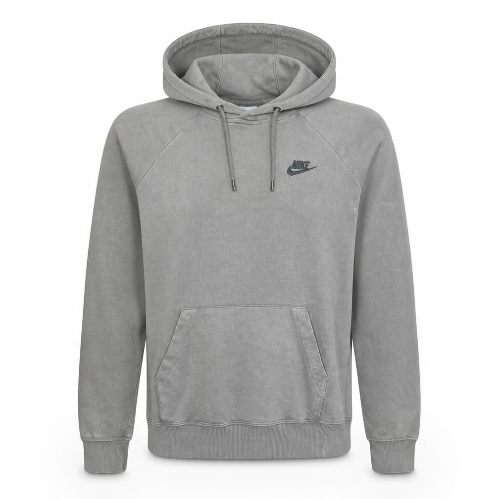 Nike Men's Grey Pullover Hoodie Small Regular Fit Fleece