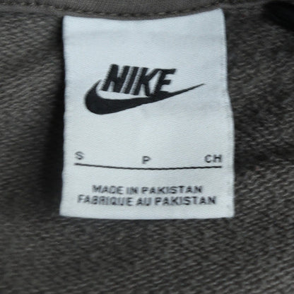 Nike Men's Grey Pullover Hoodie Small Regular Fit Fleece